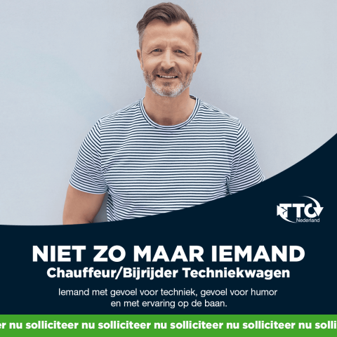 Vacature chauffeur techniekwagen